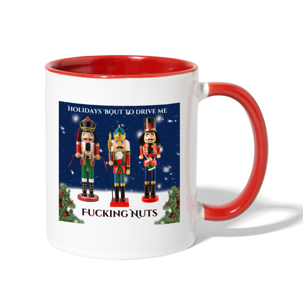 Nutcracker Mug - white/red