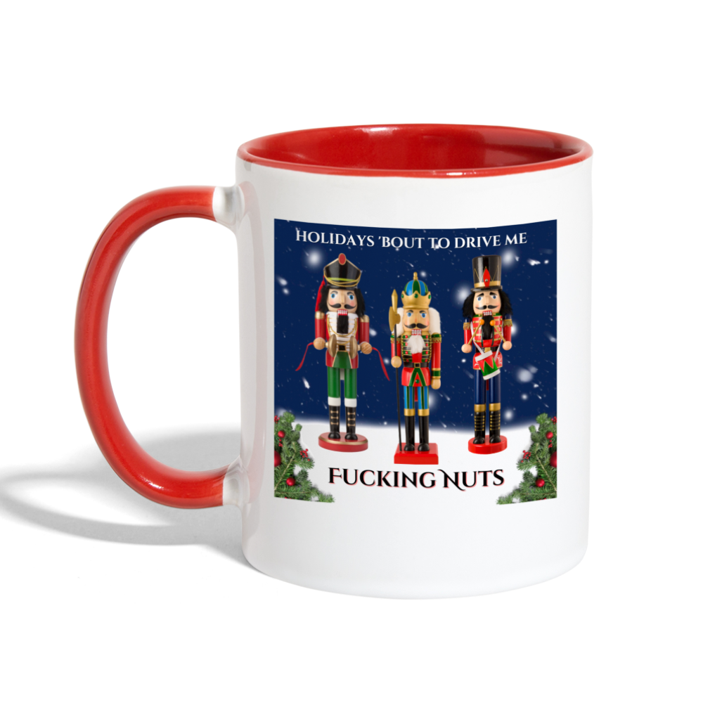 Nutcracker Mug - white/red