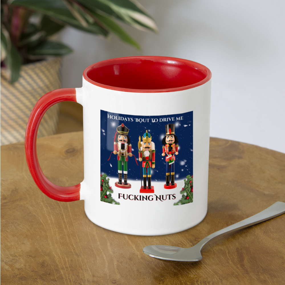 Nutcracker Mug - white/red