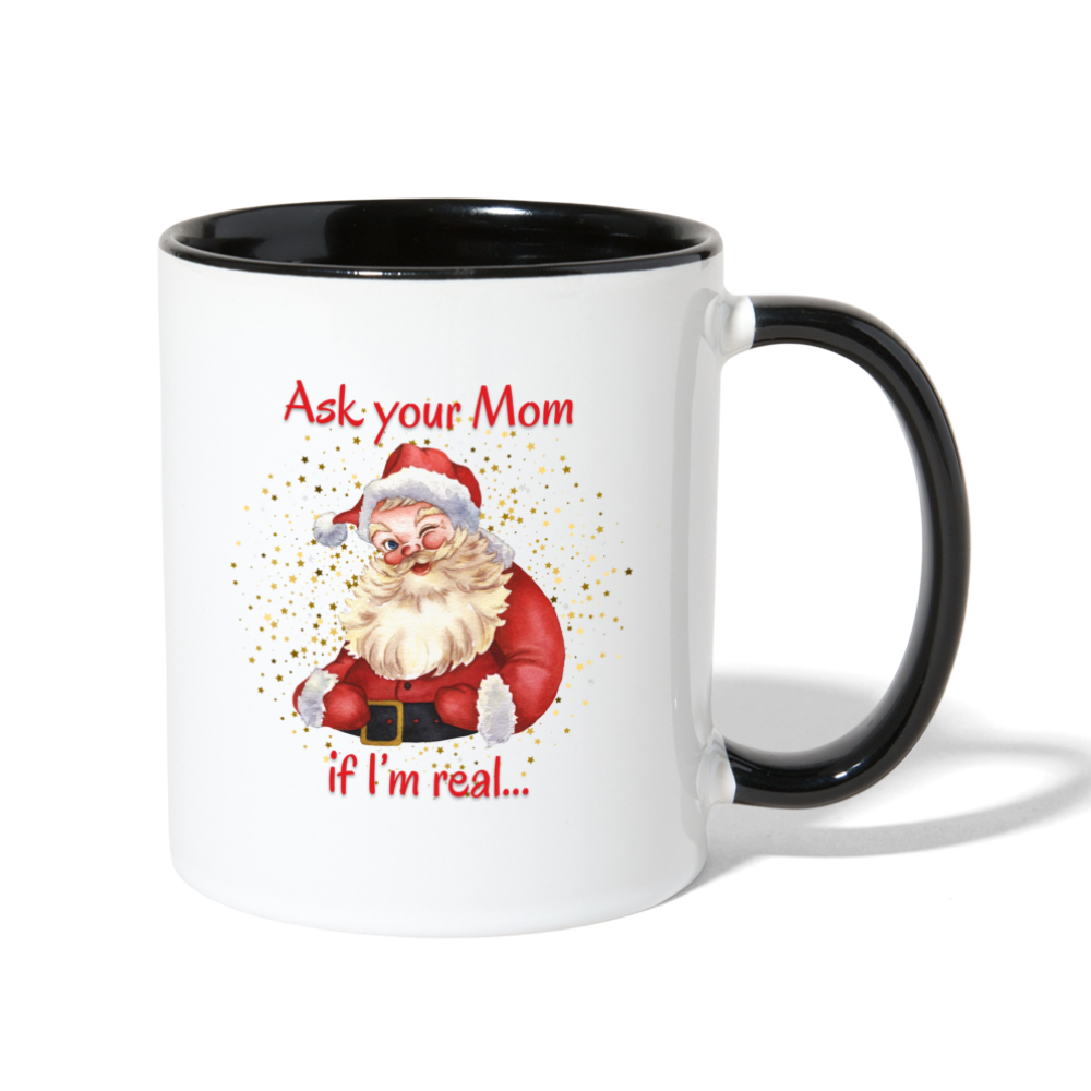 Ask Your Mom Mug - white/black