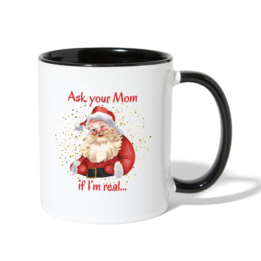 Ask Your Mom Mug - white/black