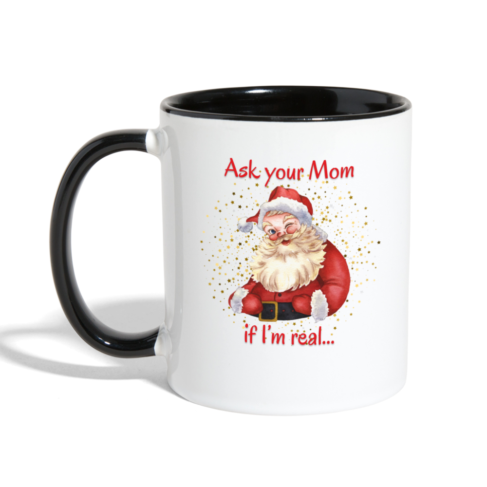 Ask Your Mom Mug - white/black