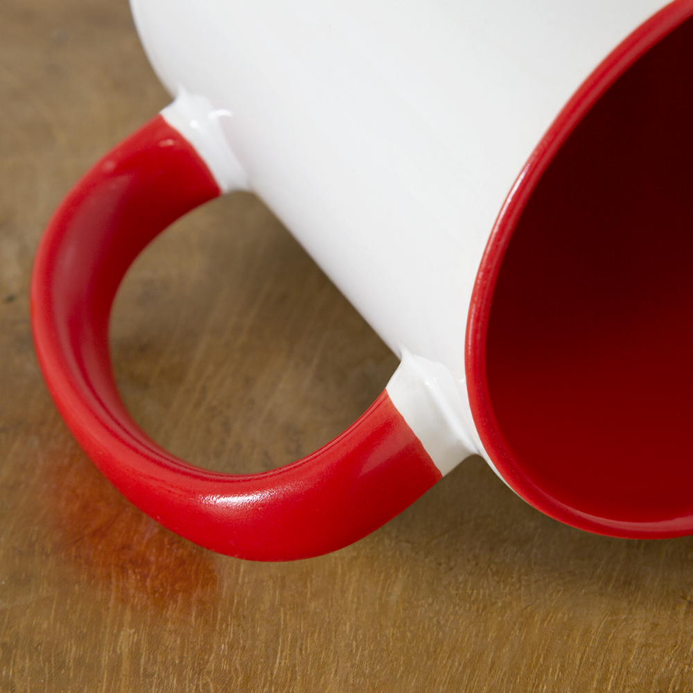 Elf Off Mug - white/red