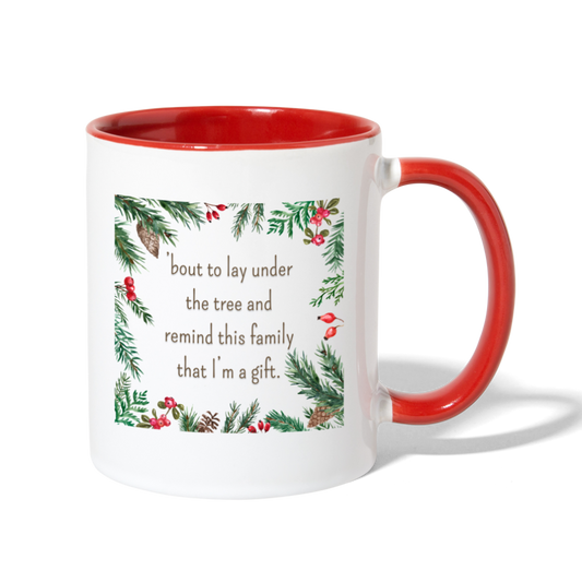 I'm a Gift Mug - white/red