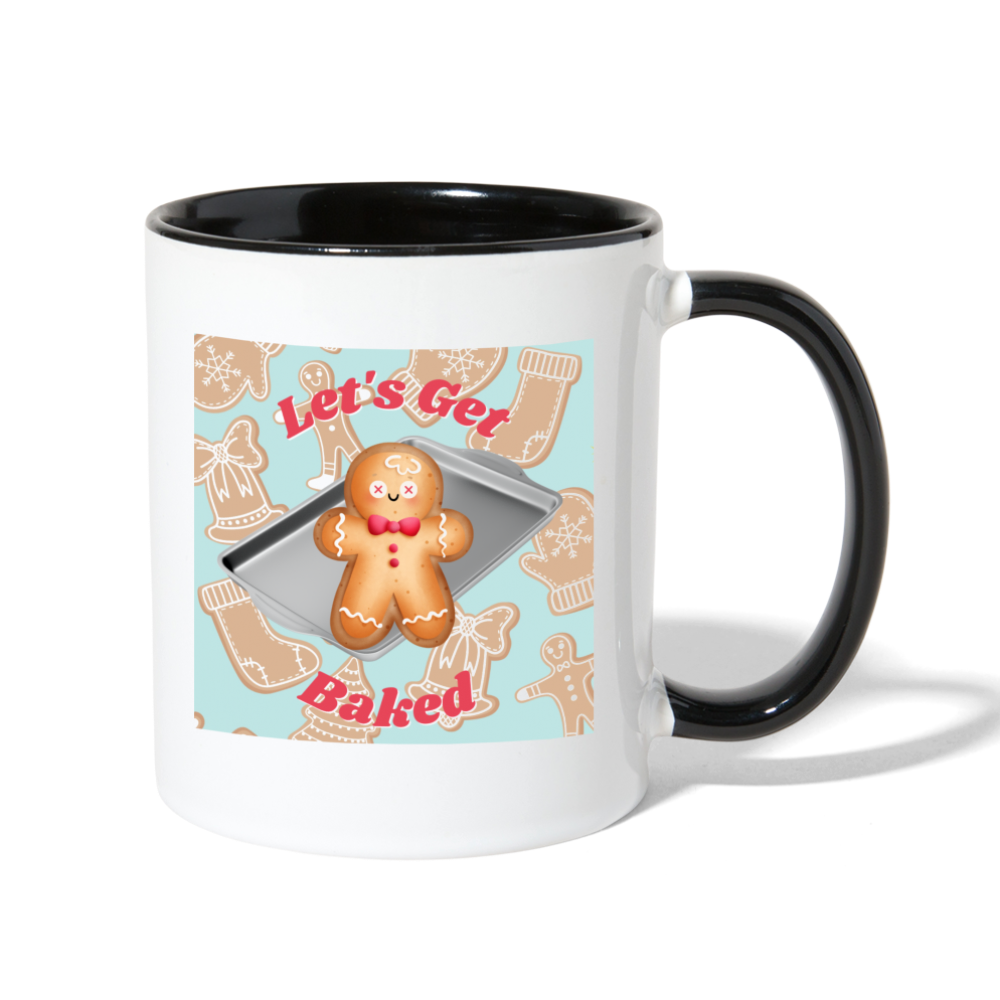 Let's Get Baked Mug - white/black