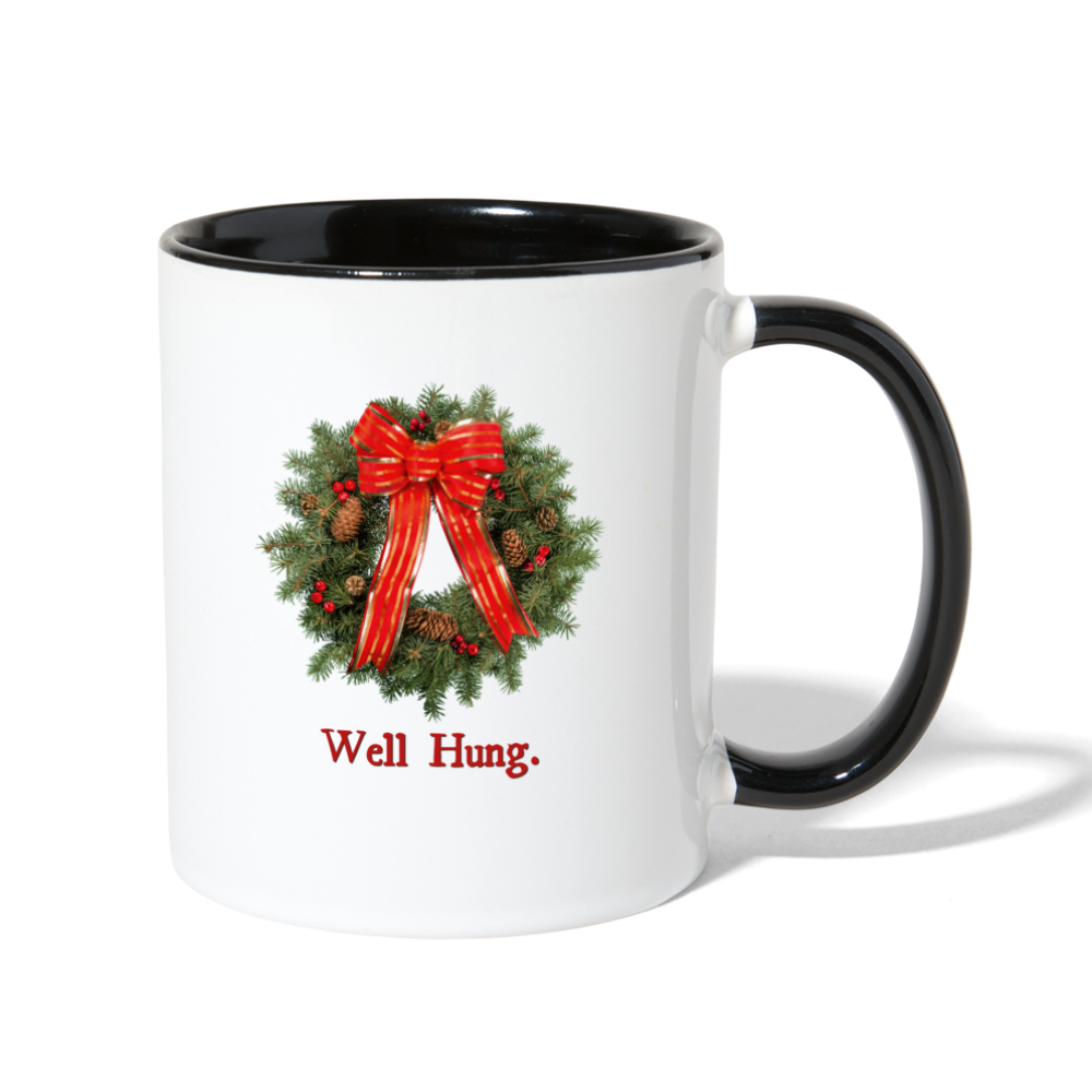 Well Hung Mug - white/black