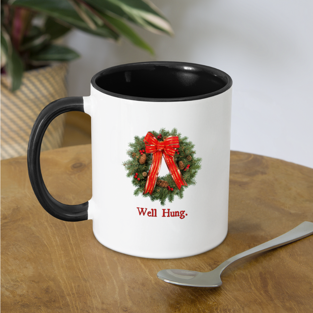 Well Hung Mug - white/black